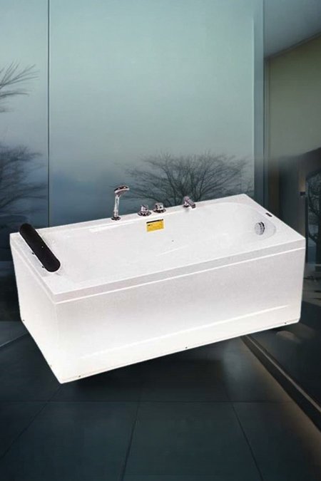 بانيو جاكوزي جداري مستطيل